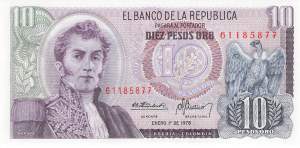 10 Pesos 7.8.1980